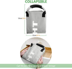 3 Sections Large Laundry Hamper Collapsible Bag Foldable
