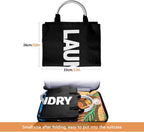 3 Sections Large Laundry Hamper Collapsible Bag Foldable