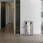3 Sections Large Laundry Hamper Collapsible Bag Foldable