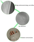 3 Sections Large Laundry Hamper Collapsible Bag Foldable