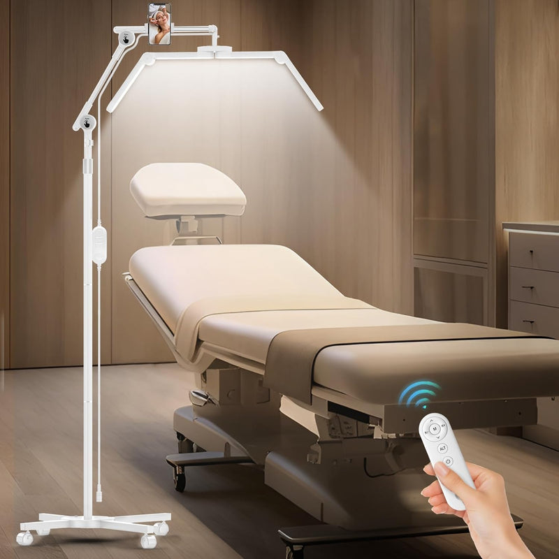 3-Segment Foldable Lash Lamp: Light with Rolling Base