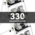3 Step Folding Ladder with Non-Slip Wide Pedal