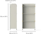 3-Tier Adjustable Laundry Drying Rack Integrated Fabric Cover