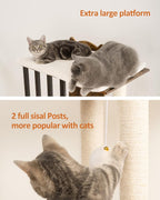 3-Tier Cat Tree Wooden Tower