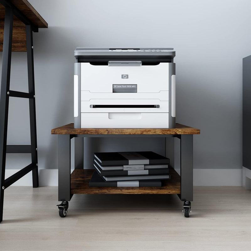 3-Tier Laser Printer Stand with Storage for Home