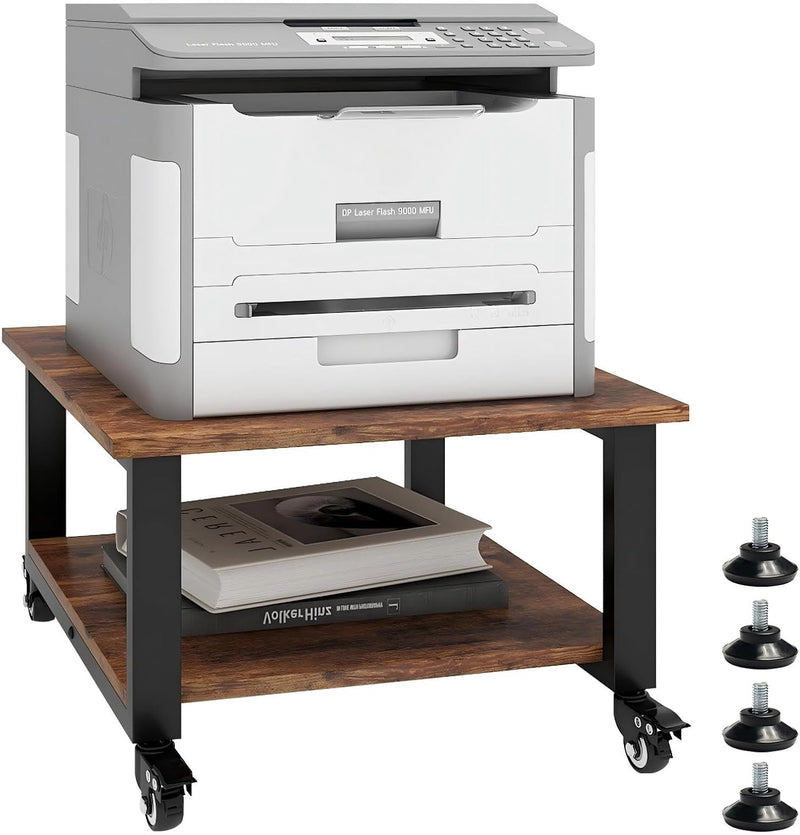 3-Tier Laser Printer Stand with Storage for Home