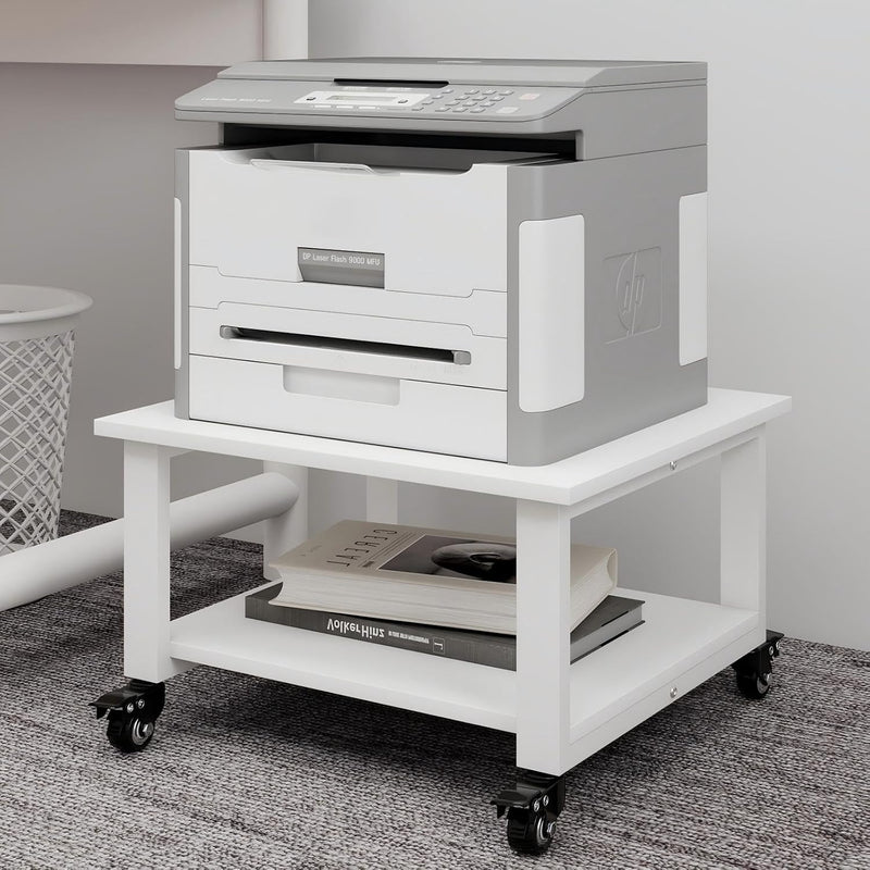 3-Tier Laser Printer Stand with Storage for Home