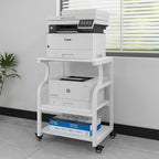 3-Tier Movable Printer Stand Table with Storage