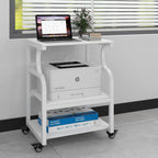 3-Tier Movable Printer Stand Table with Storage
