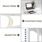 3-Tier Movable Printer Stand Table with Storage Large