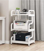 3-Tier Printer Stand with Storage Movable Table on