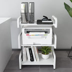 3-Tier Printer Stand with Storage Movable Table on