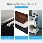 3-Tier Printer Stand with Storage Movable Table on