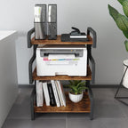 3-Tier Printer Stand with Storage Movable Table on