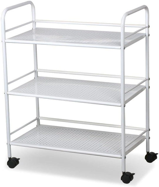 3 Tier Rolling Storage Trolley Utility Cart Salon