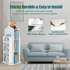 3-Tier Rotating Children's Bookcase for Kids Room House