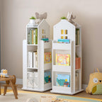 3-Tier Rotating Children's Bookcase for Kids Room House