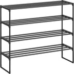 3-Tier Shoe Rack Storage Organiser Metal