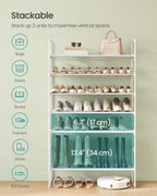 3-Tier Shoe Rack Storage Organiser Metal