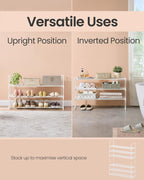 3-Tier Shoe Rack Storage Organiser Metal