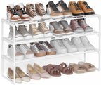3-Tier Shoe Rack Storage Organiser Metal