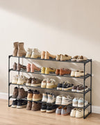 3-Tier Shoe Rack Storage Organiser Metal