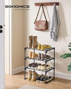3-Tier Shoe Rack Storage Organiser Metal