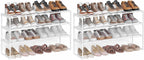 3-Tier Shoe Rack Storage Organiser Metal