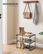 3-Tier Shoe Rack Storage Organiser Metal