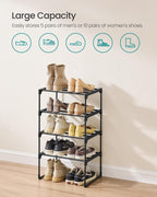 3-Tier Shoe Rack Storage Organiser Metal