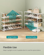 3-Tier Shoe Rack Storage Organiser Metal