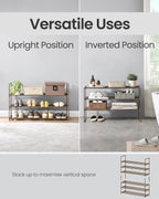 3-Tier Shoe Rack Storage Organiser Metal