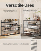 3-Tier Shoe Rack Storage Organiser Metal
