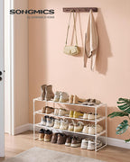 3-Tier Shoe Rack Storage Organiser Metal