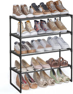 3-Tier Shoe Rack Storage Organiser Metal