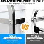 3 Tier Stainless Steel Catering Trolley Kitchen Utility