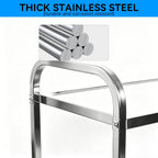 3 Tier Stainless Steel Catering Trolley Kitchen Utility