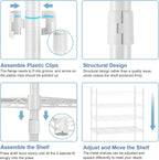 3-Tier Storage Unit Over Washing Machine and Dryer