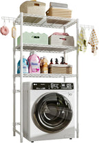 3-Tier Storage Unit Over Washing Machine and Dryer