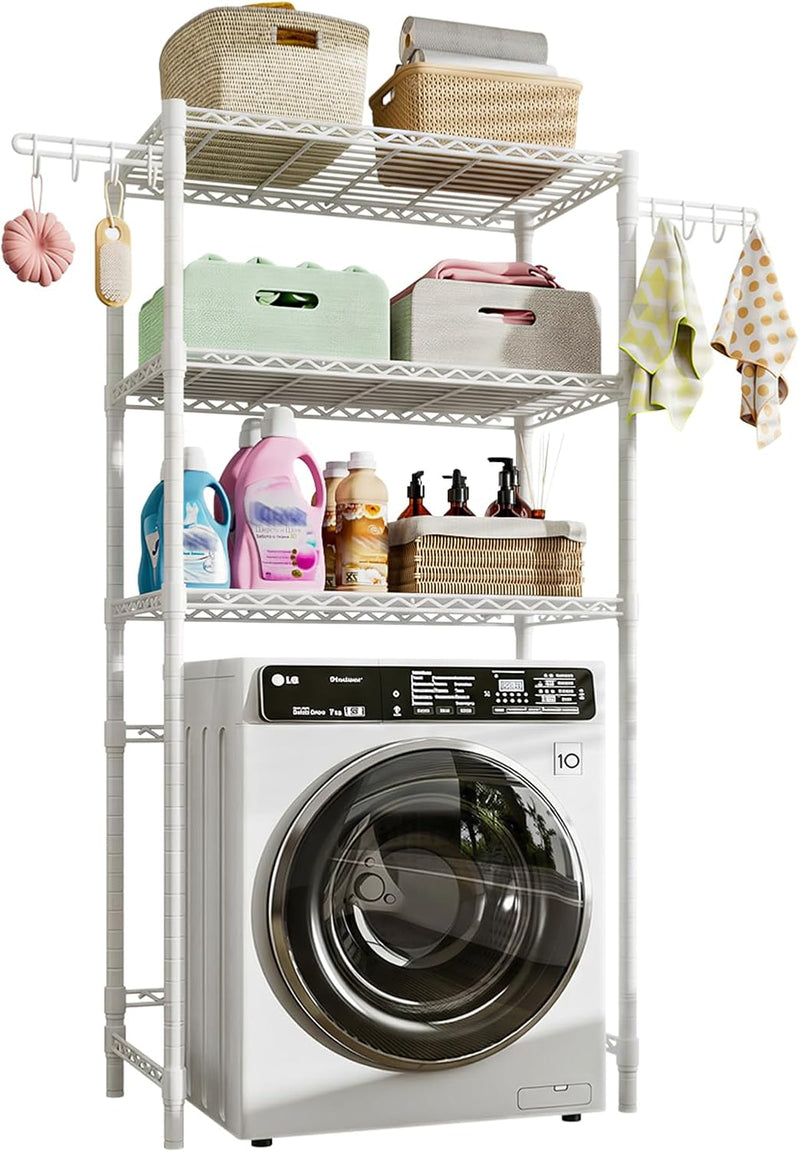 3-Tier Storage Unit Over Washing Machine and Dryer