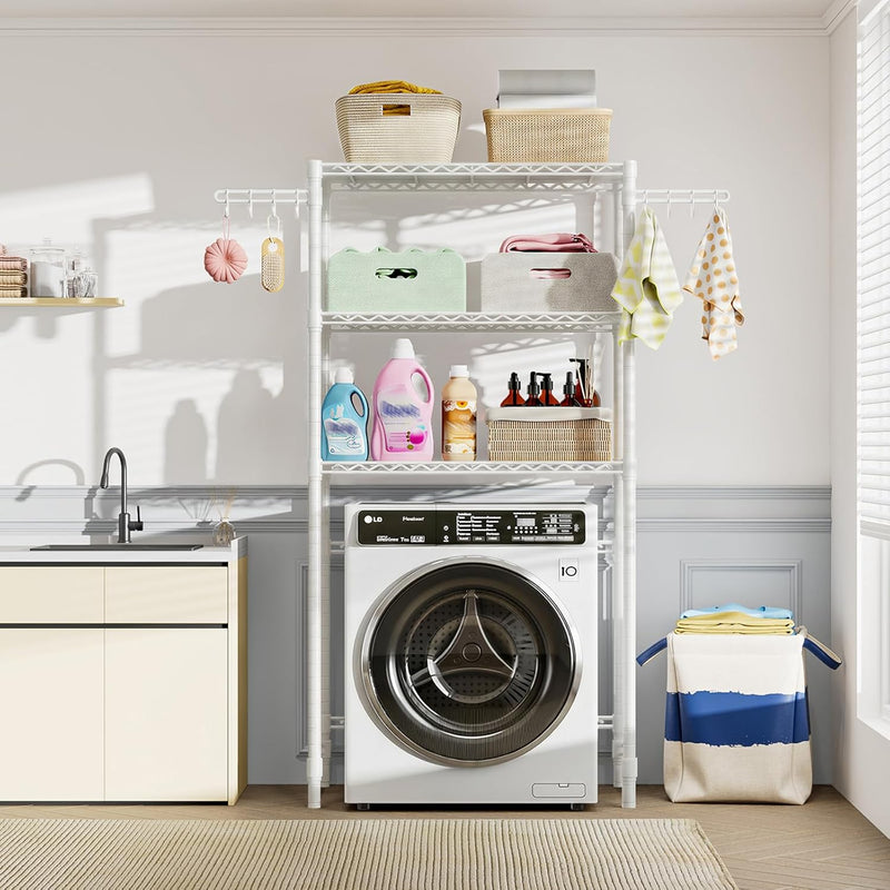 3-Tier Storage Unit Over Washing Machine and Dryer
