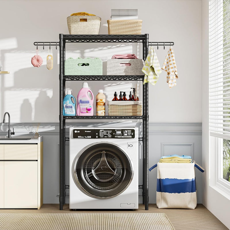 3-Tier Storage Unit Over Washing Machine and Dryer