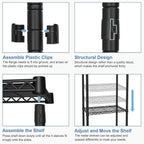 3-Tier Storage Unit Washing Machine and Dryer Shelving