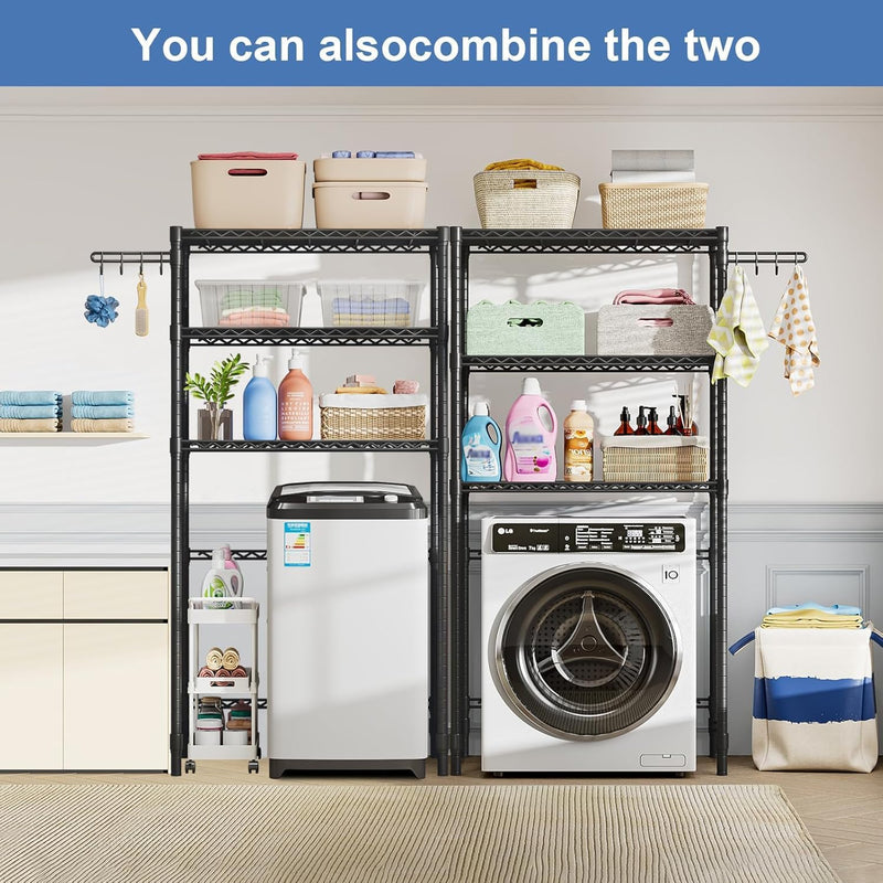 3-Tier Storage Unit Over Washing Machine and Dryer