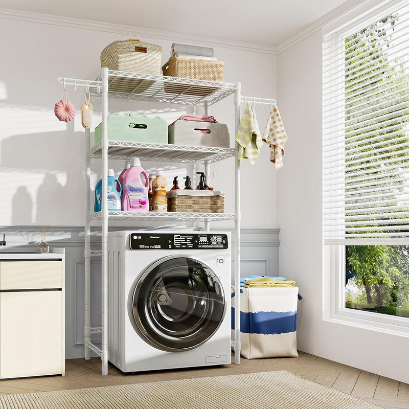 3-Tier Storage Unit Over Washing Machine and Dryer