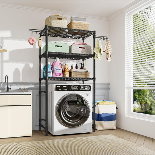 3-Tier Storage Unit Over Washing Machine and Dryer