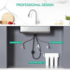 3 Way Filtered Water Tap Swivel Single Handle