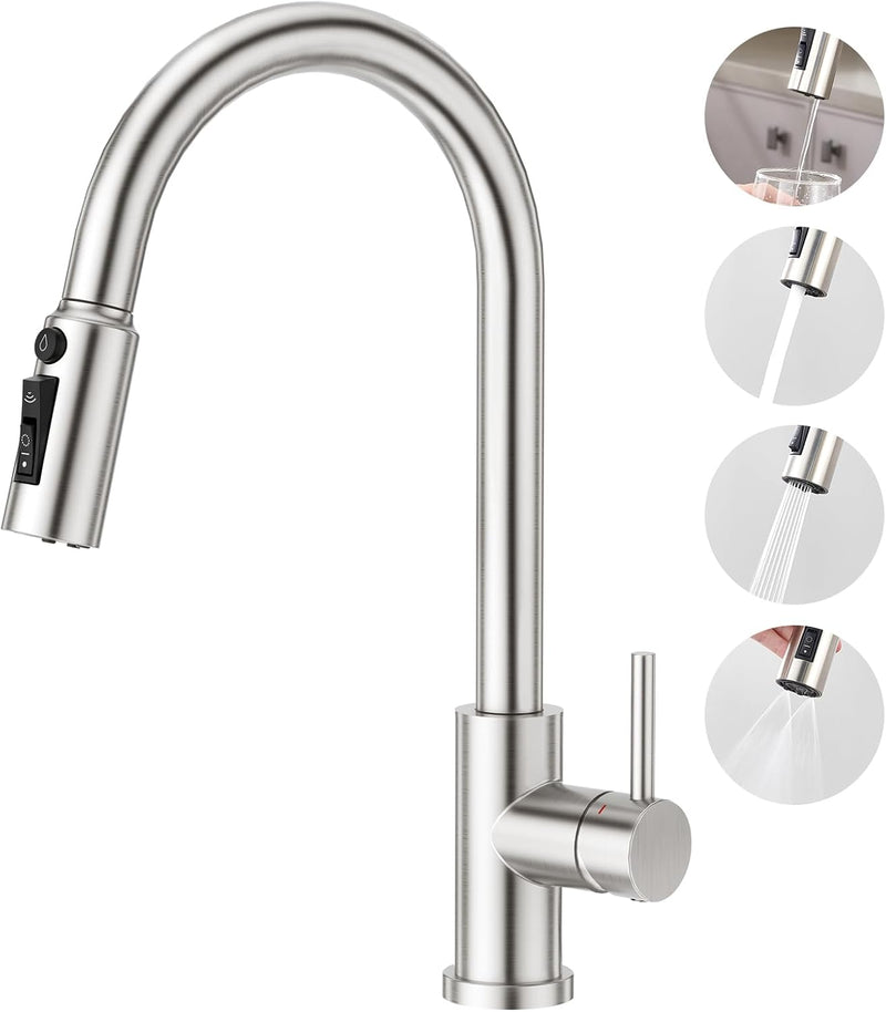 3 Way Filtered Water Tap Swivel Single Handle