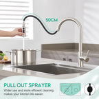 3 Way Filtered Water Tap Swivel Single Handle