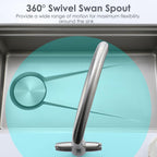 3 Way Kitchen Tap with Water Filter 304